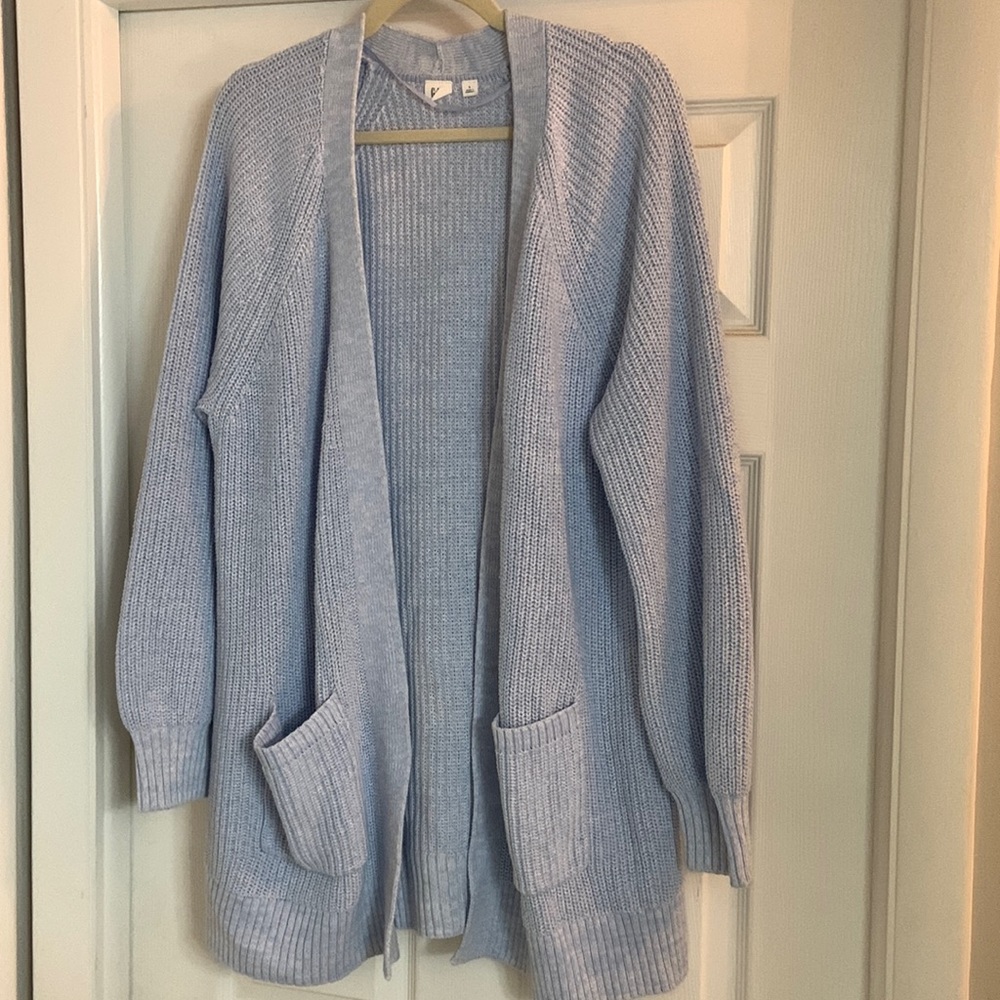 Gap Light Blue Cardigan size L
